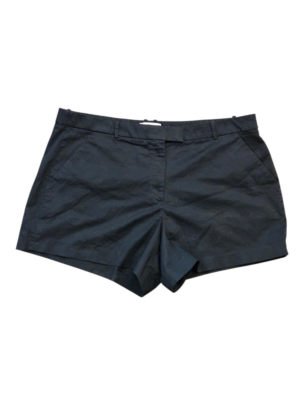 Abercrombie & Fitch Black High Waisted Tailored Chino Shorts - Plus Size 20